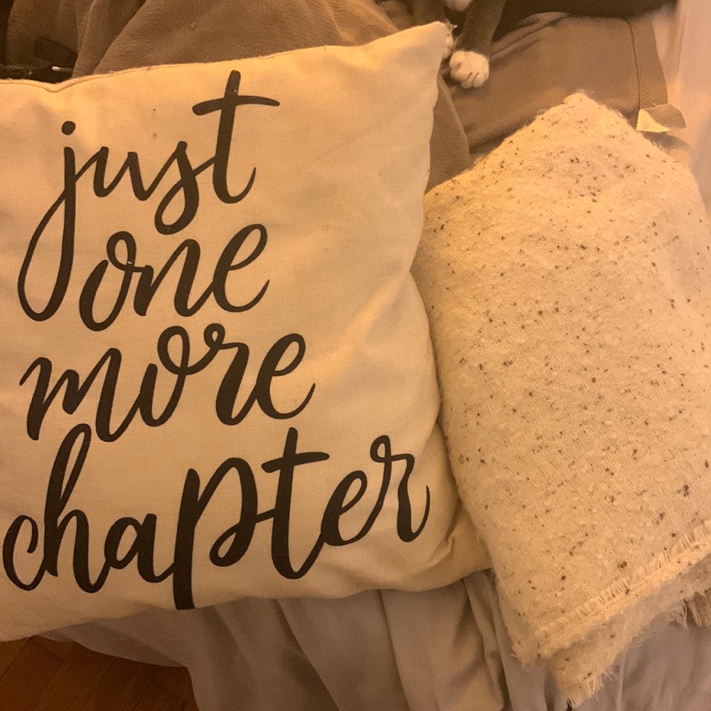 Throw pillow and blanket set